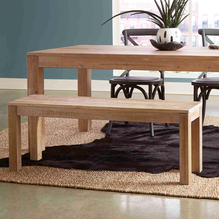 Grain Wood Furniture Montauk Solid Wood Bench Reviews Wayfair Canada   Montauk Solid Wood Bench 